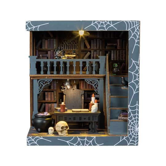 Haunted Library DIY Lighted Diorama Kit by Make Market®